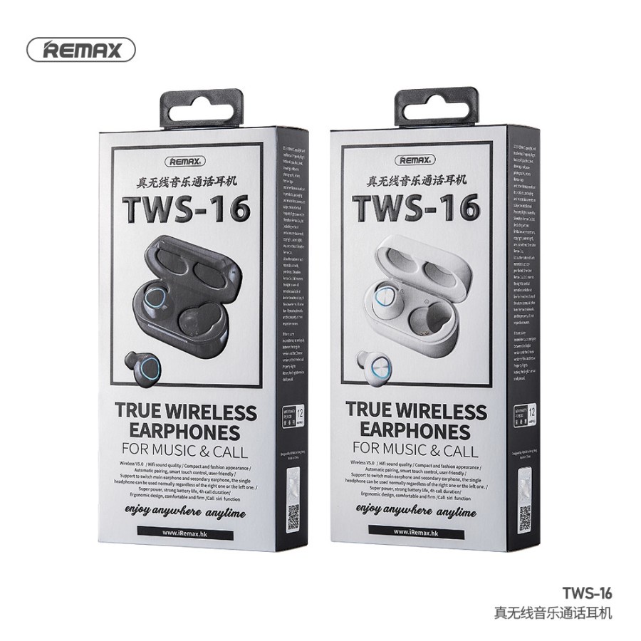 REMAX True Wireless Earbuds For Music &amp; Call TWS-16