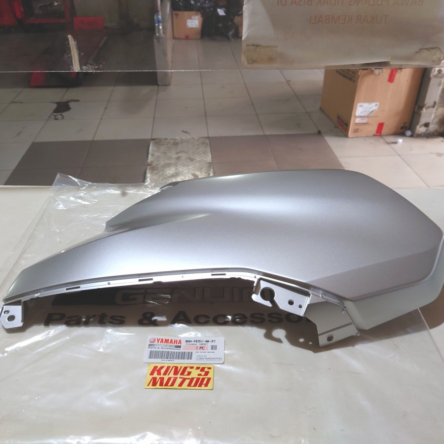 BODY COWLING, COVER LAMPU DEPAN NEW NMAX, N MAX 2020 SILVER KIRI P7