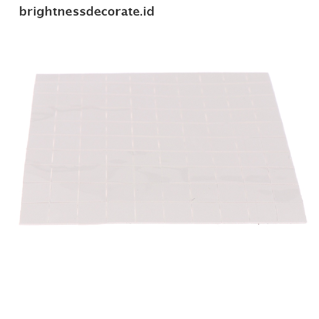 100 Pcs Bantalan Termal Konduktif Pendingin Gpu Cpu Bahan Silikon Ukuran 10mm X 10mmx0.5mm