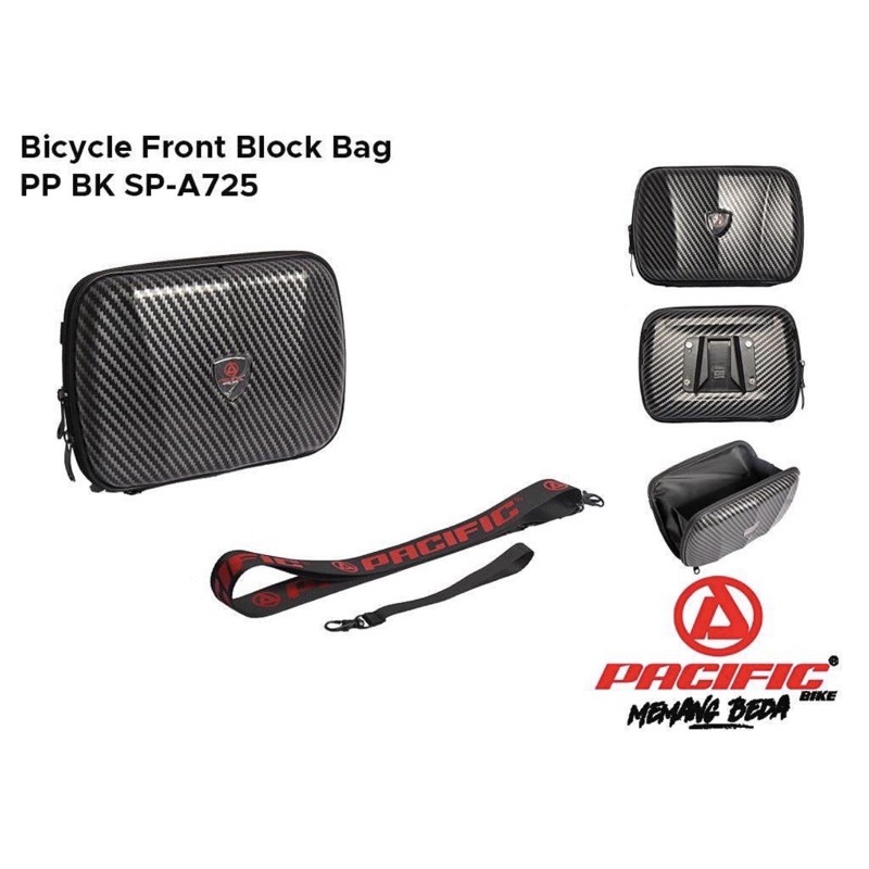 Tas depan pacific A725 A 725 A-725 frontblock sepeda lipat united element BNB wimcycle polygon