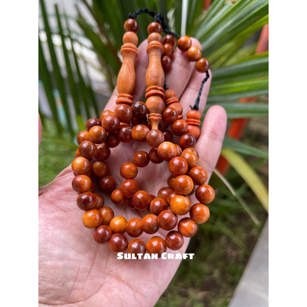 Tasbih gaharu agatis kayu raja 8mm