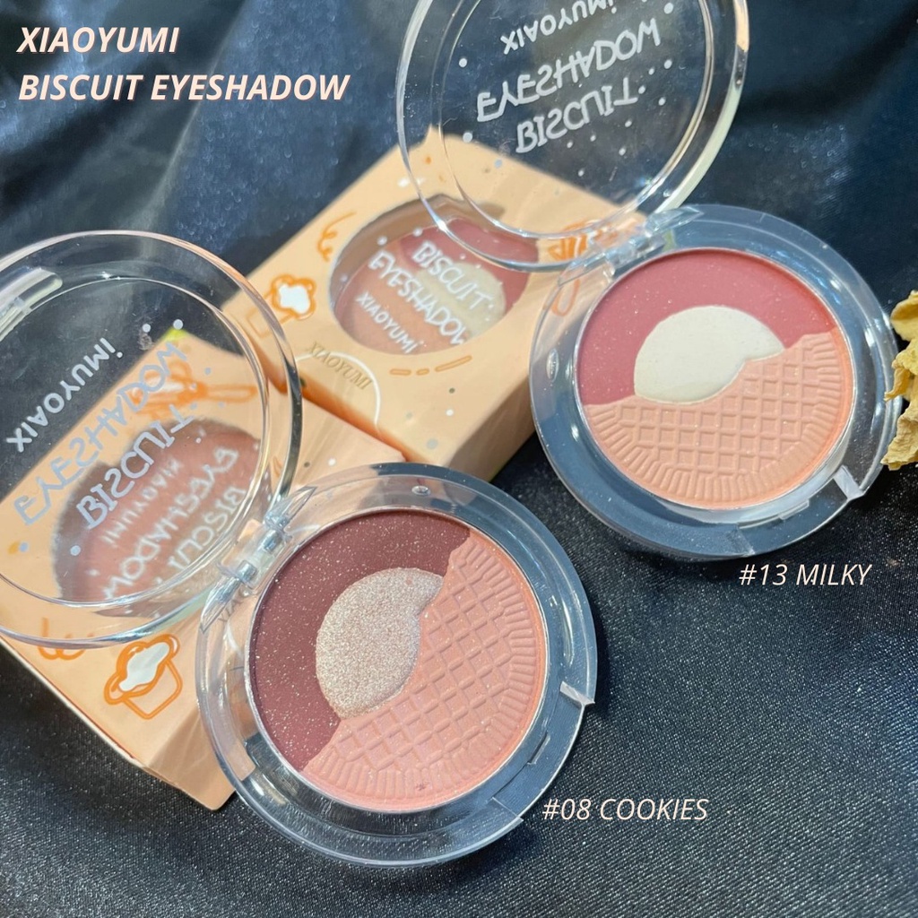 EYESHADOW BISCUIT XIAOYUMI 3in1 Korean Look Import Eyeshadow