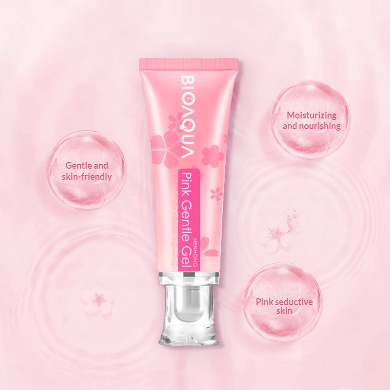 【BPOM】BIOAQUA Nenhong Cream 30g Warm Gentle Pink nenhong Lip serum pemerah bibir