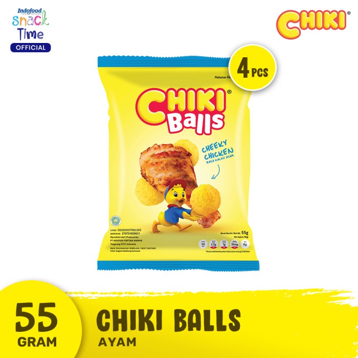 

TERBARU Chiki Ball Ayam 55 Gr - 4 Pcs