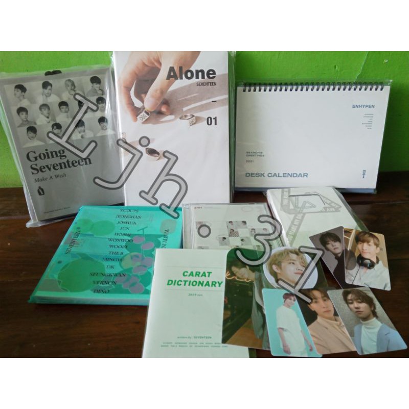 SEVENTEEN Fancafe Japan merch