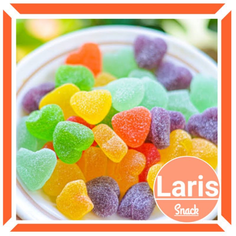 

500 GR JELLY MALAYSIA / JELLY WAISUN MIXED PASTILLES / JELLY RASA BUAH / LarisSnack