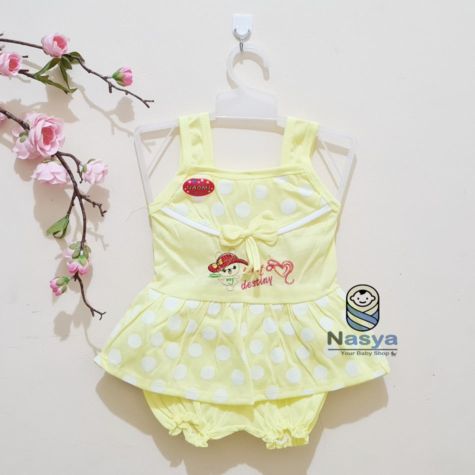 [N-014] Baju Bayi Perempuan / baju bayi celana pendek MURAH (3-6 bulan)