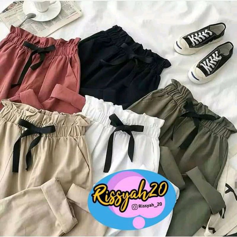 Celana Bahan Suede / Afra Suede Pants