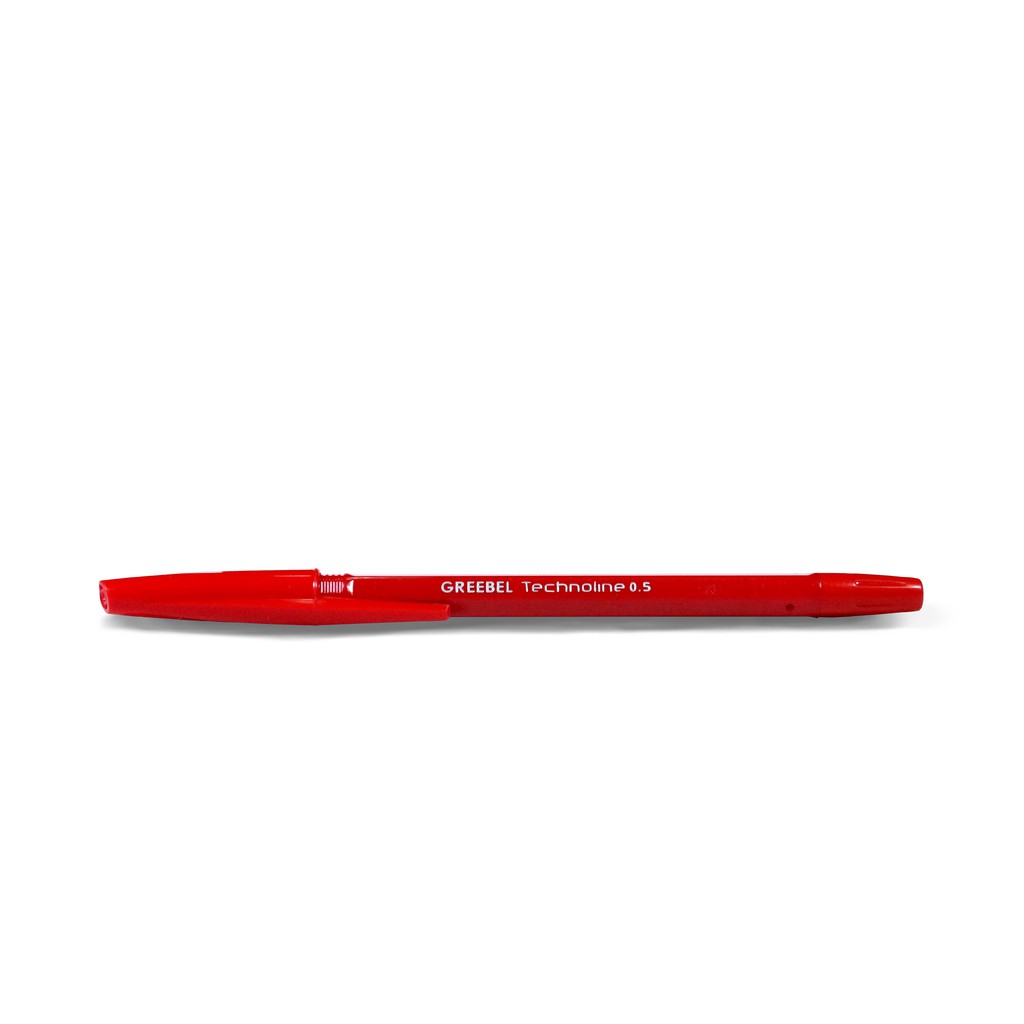 BALLPOINT PULPEN TECHNOLINE RED/MERAH 12+1pc