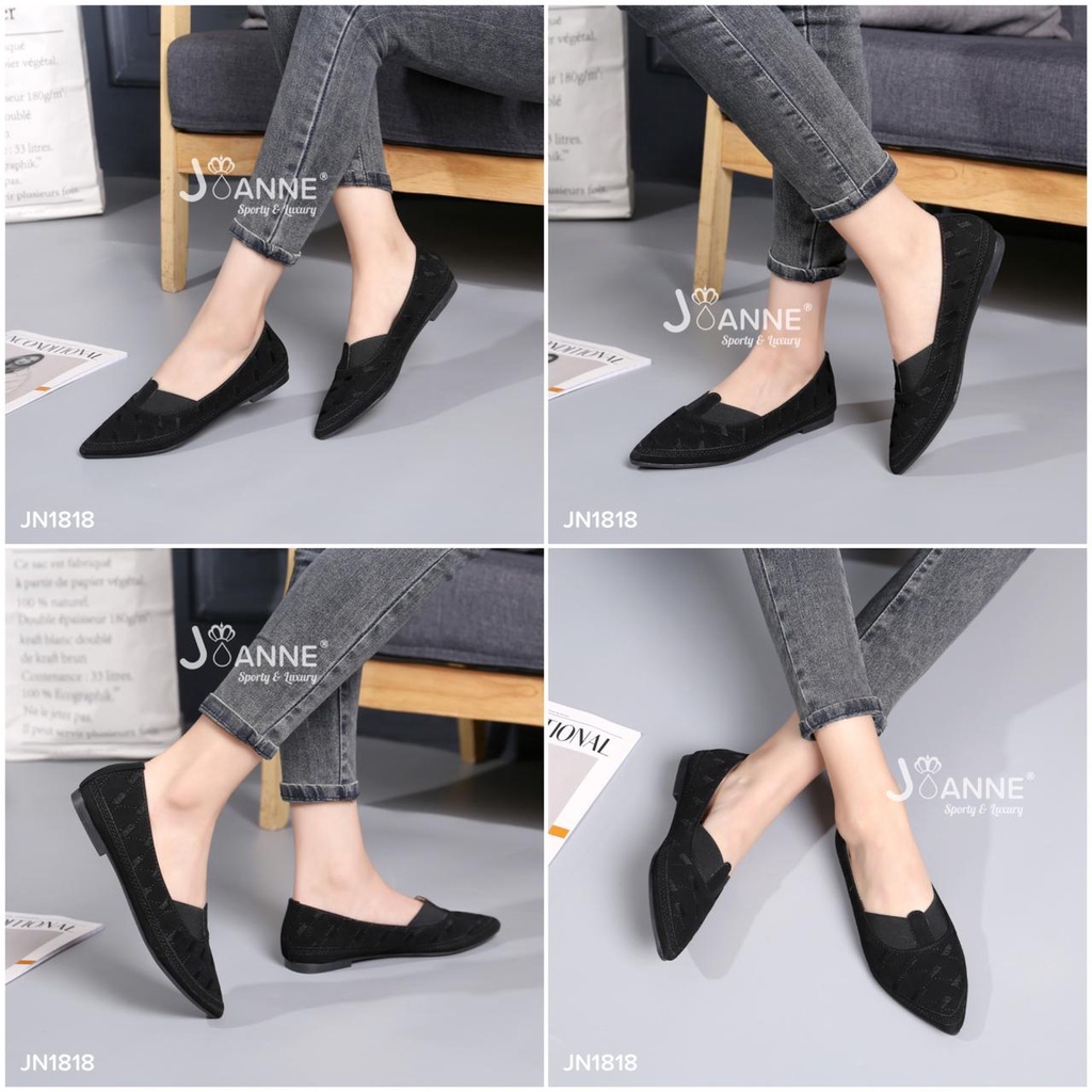 JOANNE Flat Loafers Shoes Kulit JN1818 ORIGINAL