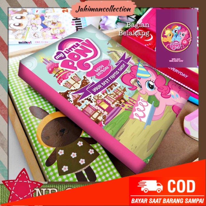 

✨ BISA COD ✨ NB-254 Notebook My Little Pony Birthday Gift