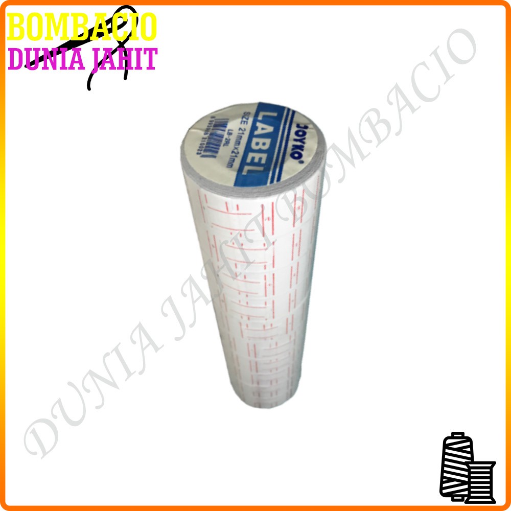 

REFILL PRICE LABELLER JOYKO 1 BARIS / 2 BARIS 1 PACK (10 ROLL)