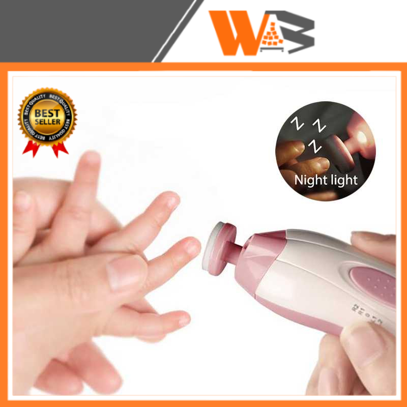 COD Alat Potong Kuku Bayi Electric Baby Nail Trimmer ikir Kuku Untuk Manicure Pedicure / Nail Art Kikir Kuku