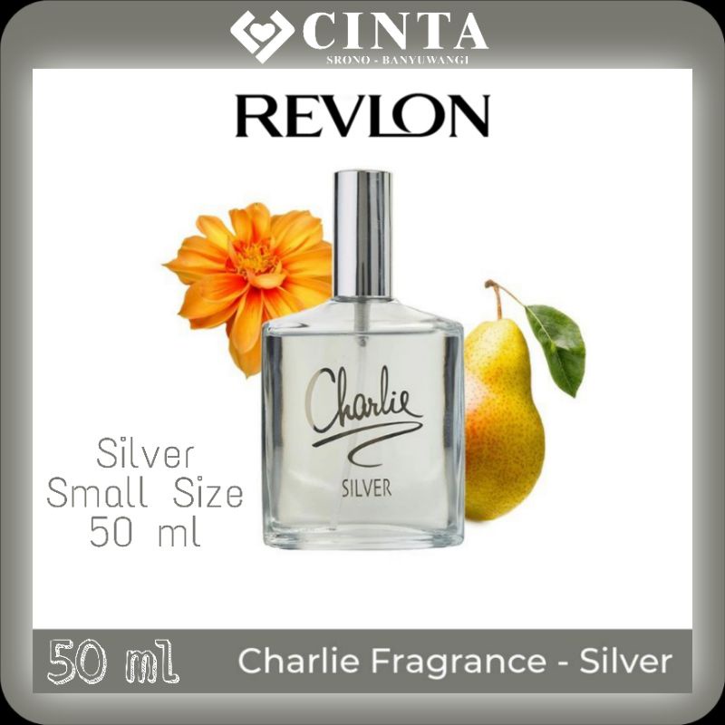 ❤CINTA❤Revlon Charlie EDT Parfum Silver 50ml