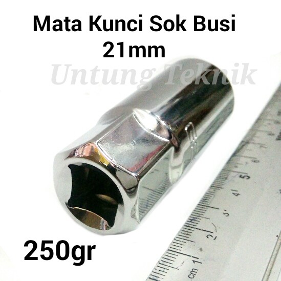 GESTAR - Crossman 21mm 0.5 DR. Spark Plug Socket - Mata kunci sok busi
