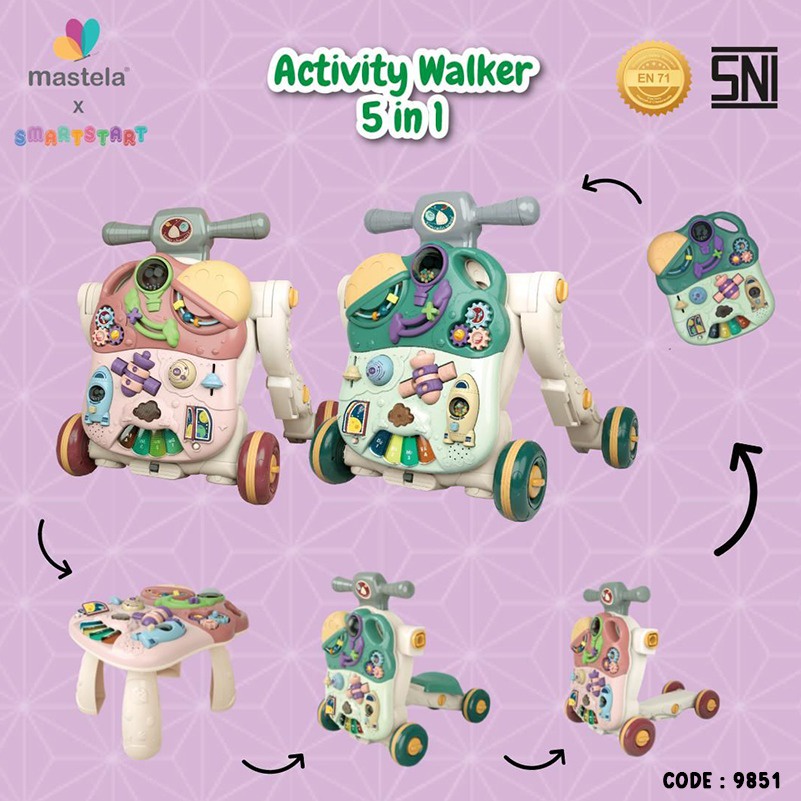 Baby Push Walker Sugar Baby 10in1 Multifungsi walker