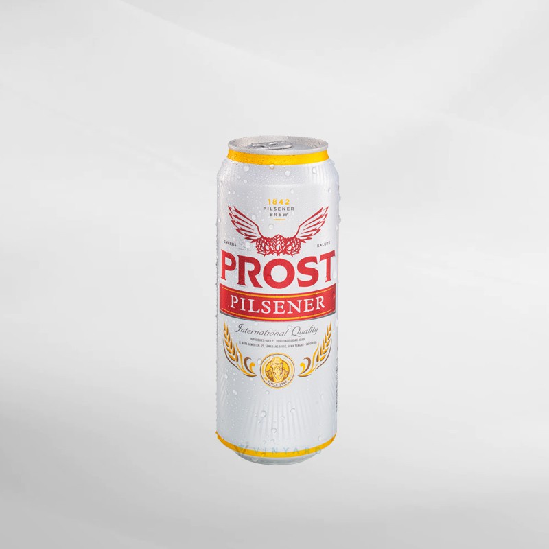 Prost Pilsener Can 500 ml ( Original &amp; Resmi By Vinyard )