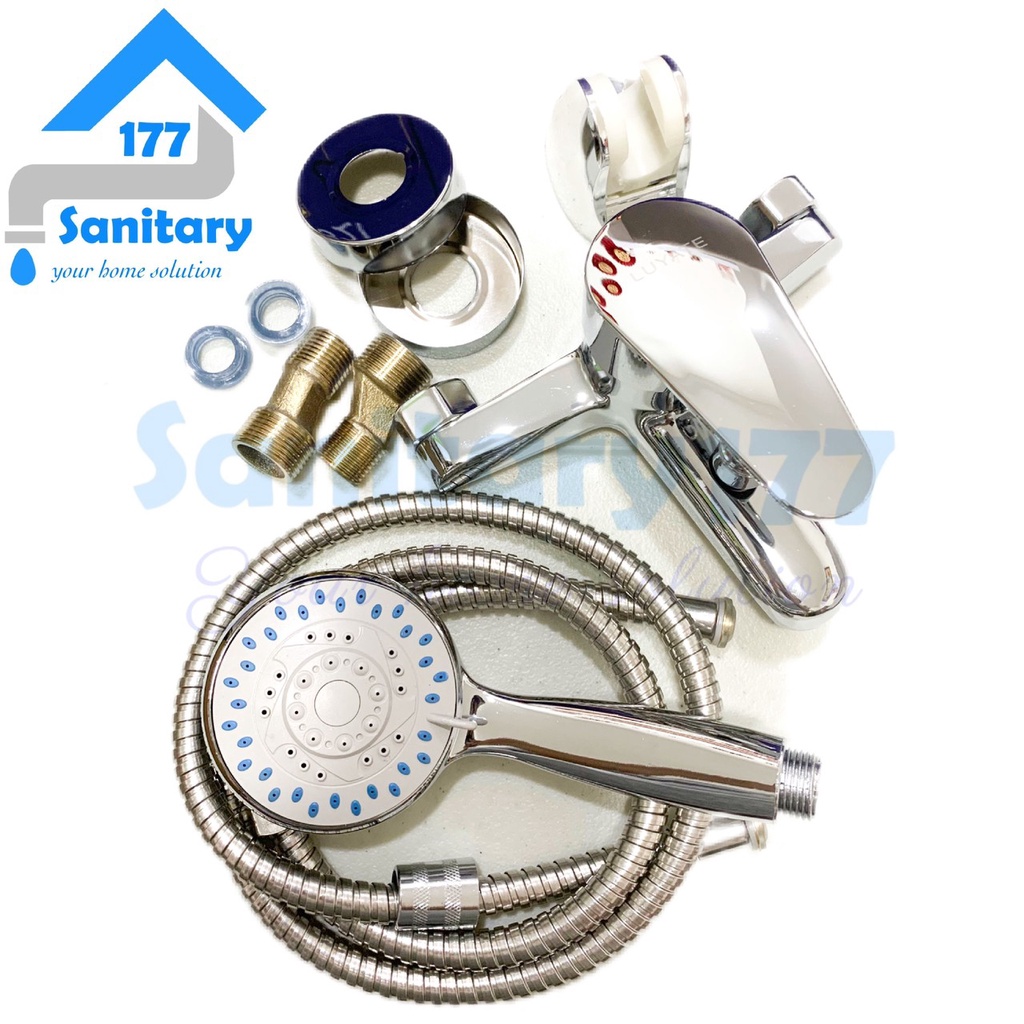 Kran Panas Dingin Bathtub Set Murah 2402- Keran Air Shower Mandi Faucet Shower Cold Hot mixer sower bath tub