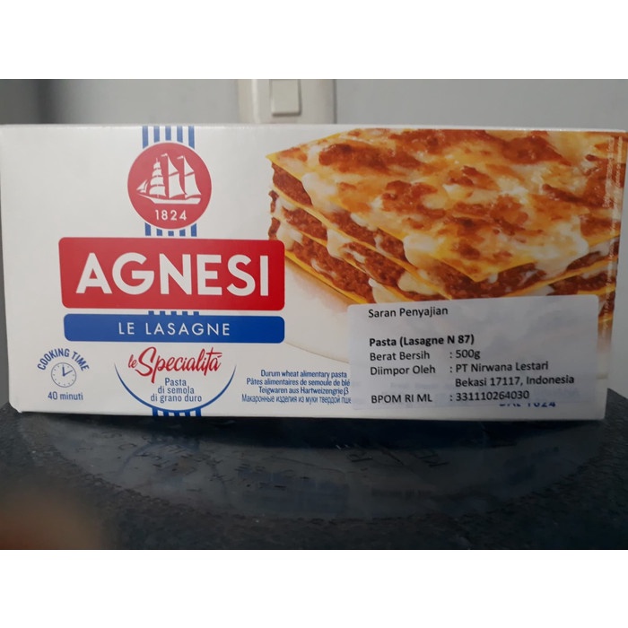 

pasta-aneka- agnesi lasagna 500gr -aneka-pasta.