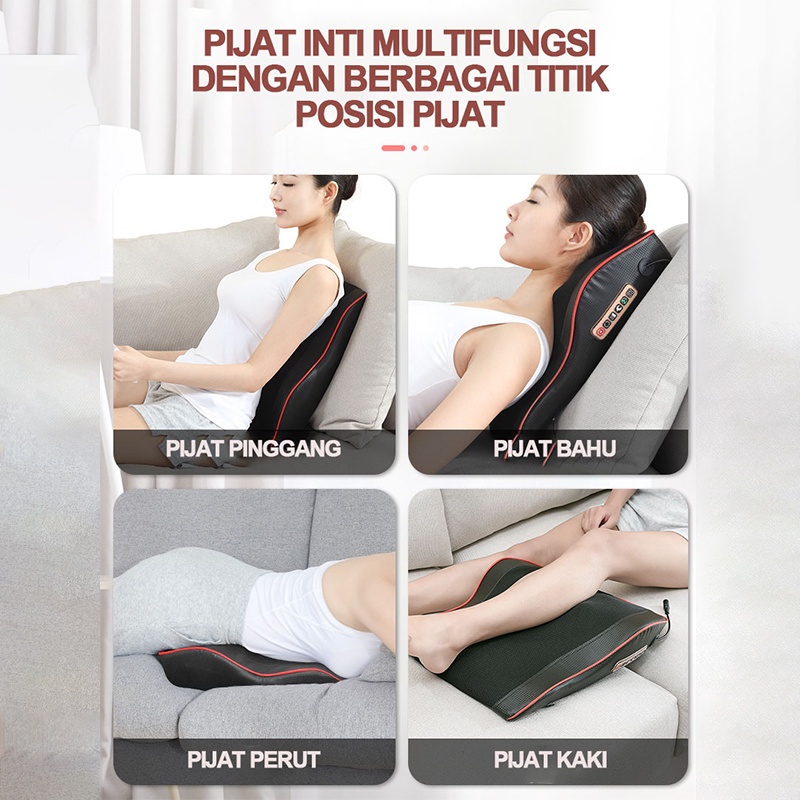 BENBO bantal pijat elektrik/massage pillow serbaguna/Bantal Pijat Leher Punggung