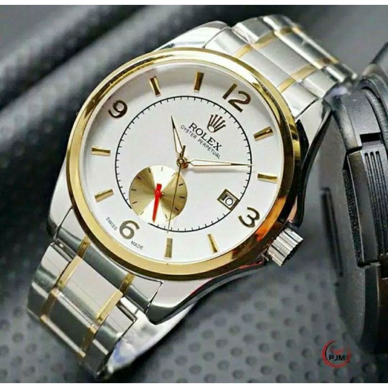 Jam Tangan Automatic Jam Tangan Stainless Tanpa Batetai Kinetik Bisa COD