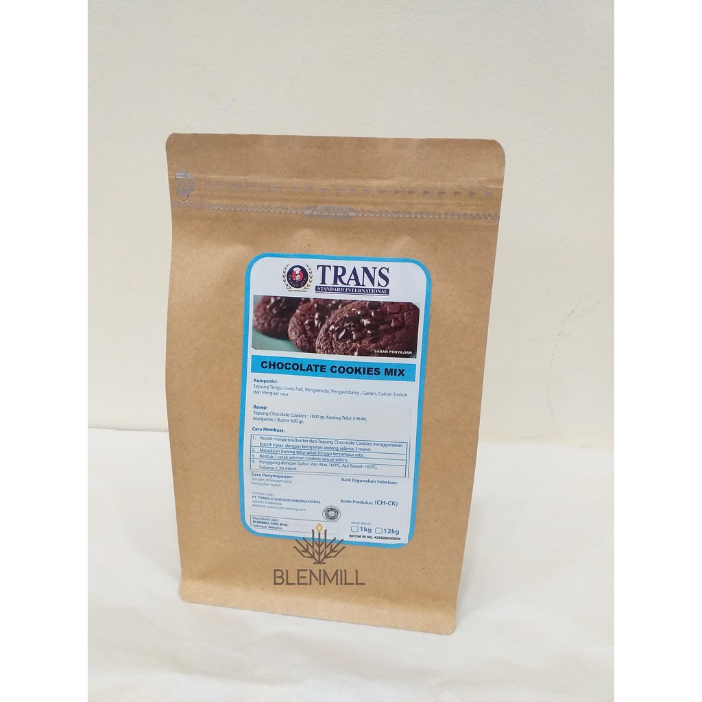 

Premix Kue Cookies Mix Trans - 1kg