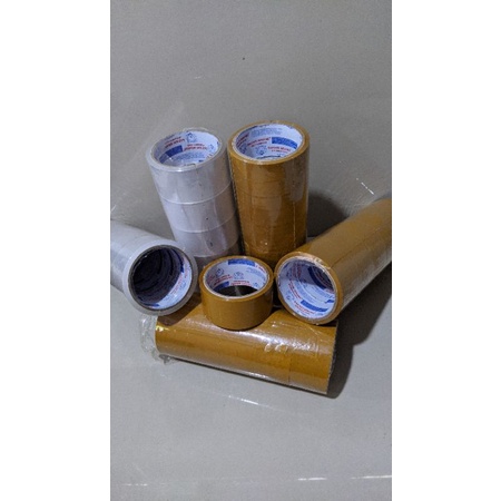 

Lakban 45mm x 50yard bening/coklat