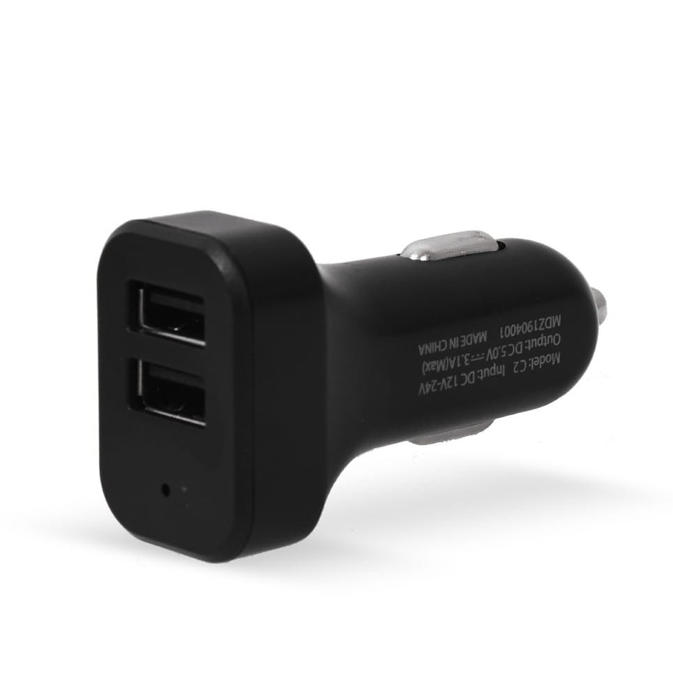 Car Charger Oase C2 2 USB MAX 5V3.2A KEPALA CHARGER UNTUK MOBIL 2 USB OUTPUTS RESMI Car Charger