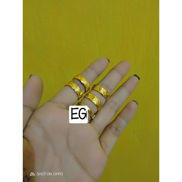 gelang Nori ombyok sepuhan tembga lapis emas24k