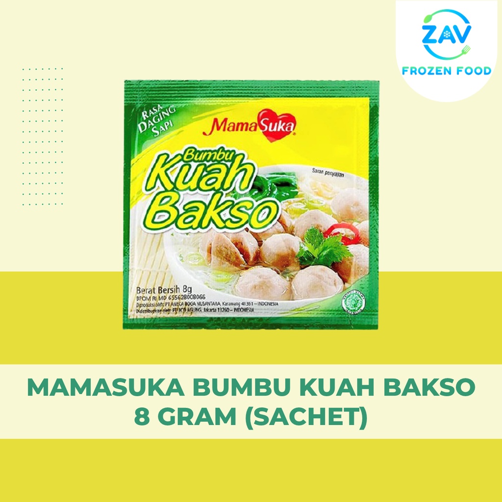 Jual Mamasuka Bumbu Kuah Bakso 8 Gram [sachet] Shopee Indonesia