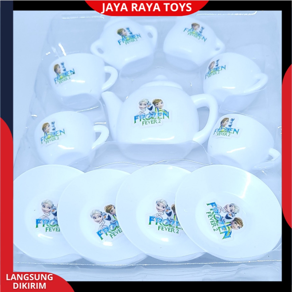 PROMO Mainan Anak Perempuan Mini Tea Set Teko Cangkir / Kitchen Set / Alat Dapur / Cooking Set