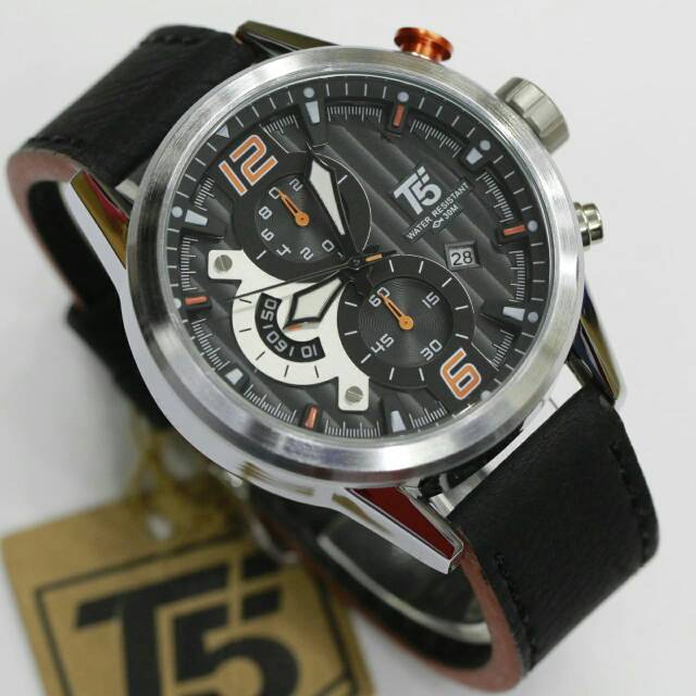 JAM TANGAN T5 H3630 PRIA CHRONOGRAPH ORIGINAL TAHAN AIR