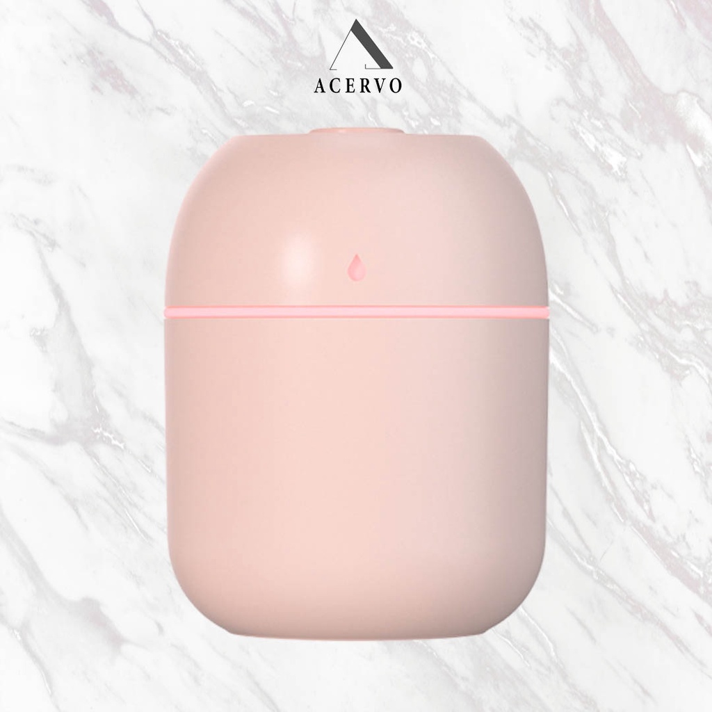 Air Aroma Mini Diffuser Humidifier Aromatherapy Purifier 220 ML-Pink