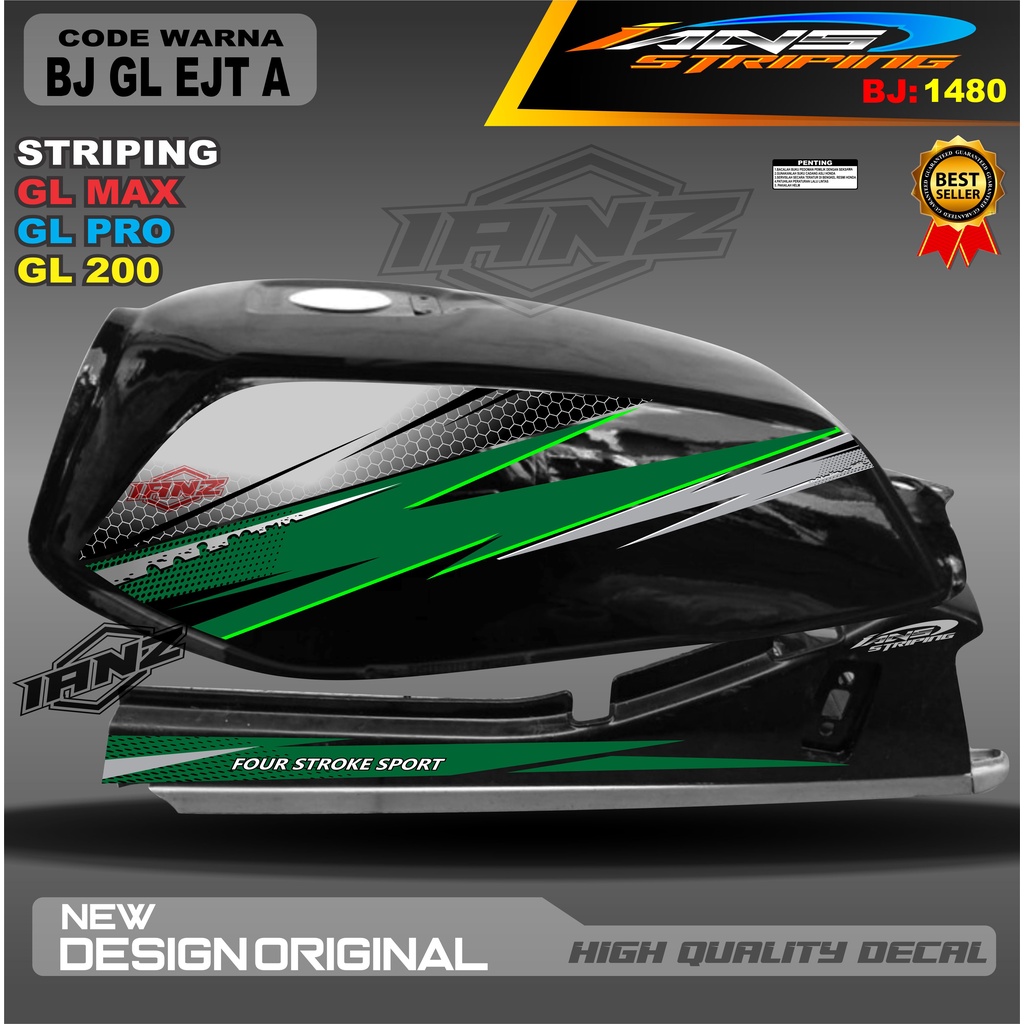 STRIPING GL MAX GL PRO VARIASI HOLOGRAM , STRIPING MOTOR , STIKER MOTOR GL , STRIKER NEW TECH GL MAX , STRIPING GL NEW TECH , STIKER CUSTOM GL MAX GL PRO