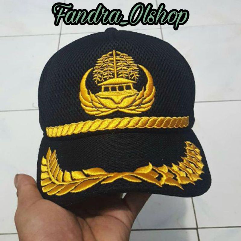 Topi Korpri PNS Hitam / Khaki Golongan 4. Kualitas Terbaik 