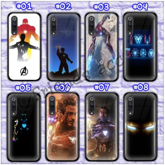 HUAWEI P30 , HUAWEI P30 PRO PREMIUM CASE CASING GLASS MOTIF IRONMAN