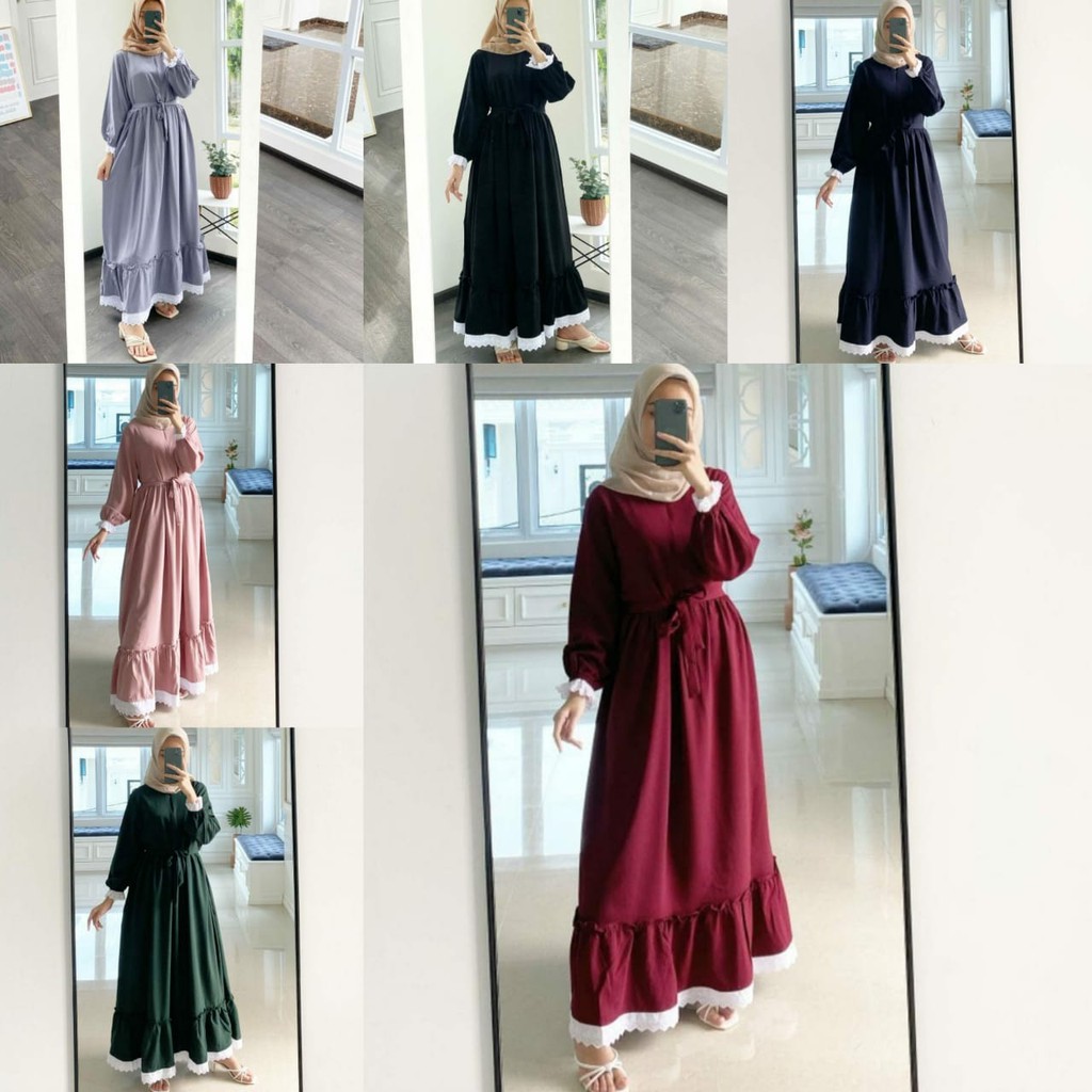 DISKON SAMANTA MAXI - maxy wanita terlaris / simple maxy / maxy dress / grosir baju muslim