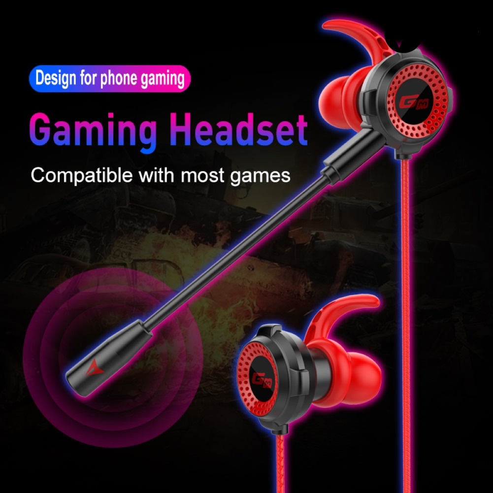 (VNEP) (Berkabel) G11-a Headset Earphone Gaming In-Ear Universal Dengan Mic Untuk Handphone / PC