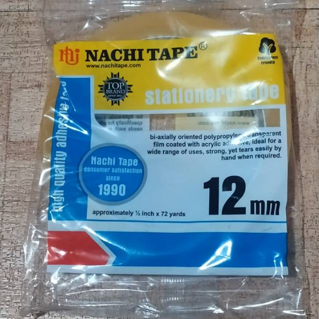 

Selotip Nachi Tape 12mm 1/2 inch x 72 yards