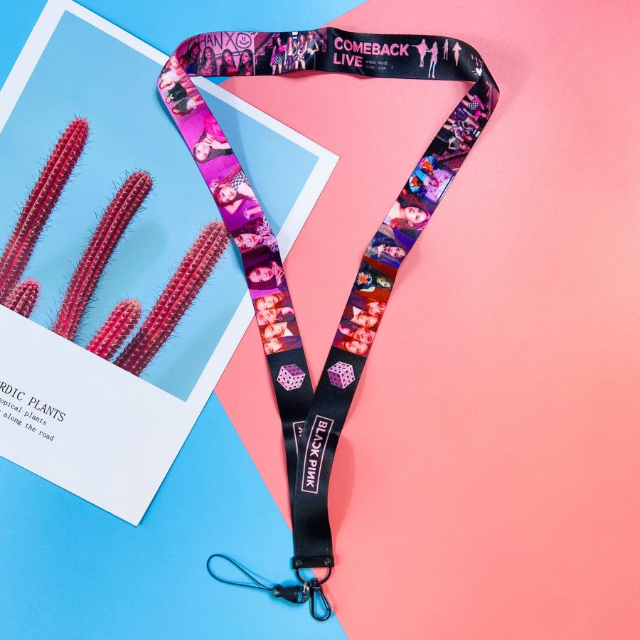 Tali Lanyard Motif Kpop Blackpink Untuk Handphone