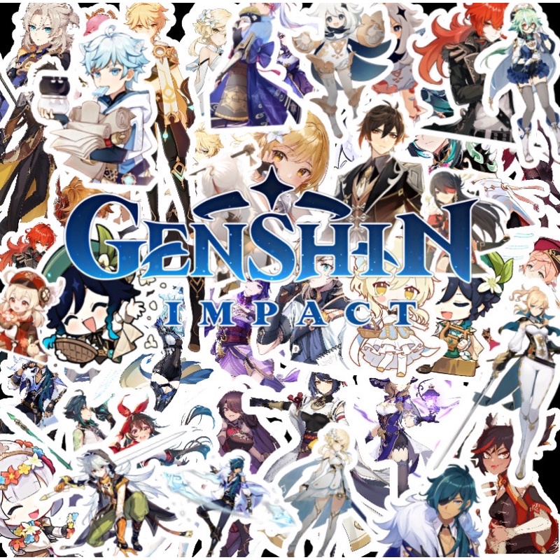 

STIKER GENSHIN IMPACT 45 PCS TAHAN AIR