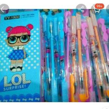 

1 pak pulpen gel Tayo/Lol