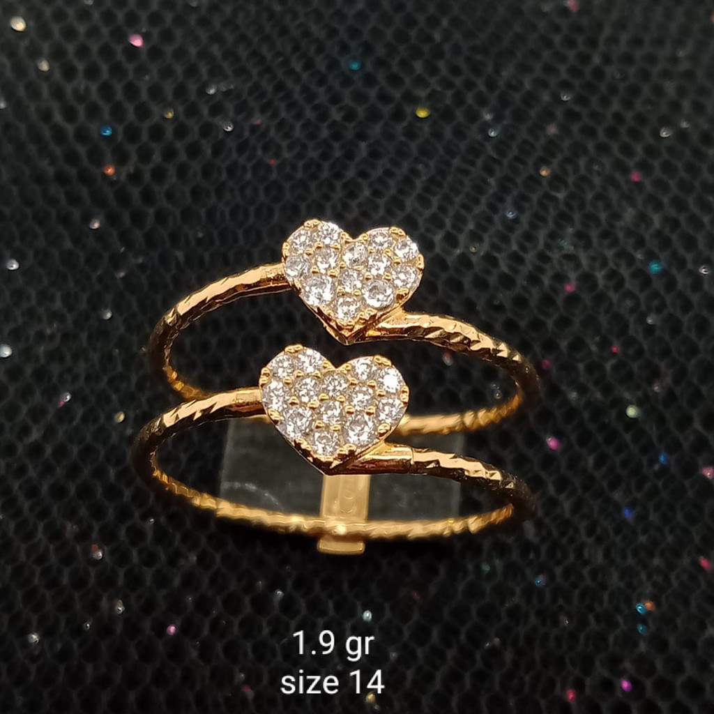 Cincin Emas 17K - 1.9 gr Kadar 750 - 1056