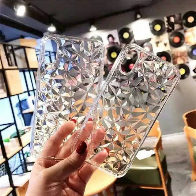 softcase 3D  VIVO IQOO NEO  Y17 Y12 Y15  V15 Y91C Y93 Y91 Y95 Y30 Y50 Y53 2017 Anticrack Case diamon