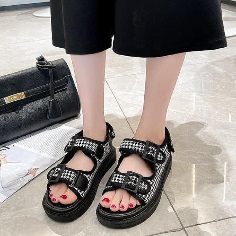 SS0315 sandal tali wanita murah sandal import wanita kekinian sandal gunung branded 2 tali –MGT.778