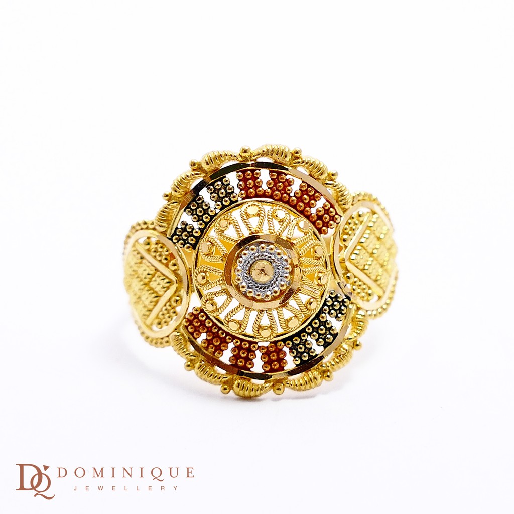 

Dominique Jewellery-Cincin Dubai Standar Internasional 91,6% DQC 1814