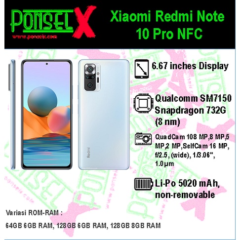 Xiaomi Redmi Note 10 Pro Garansi Resmi