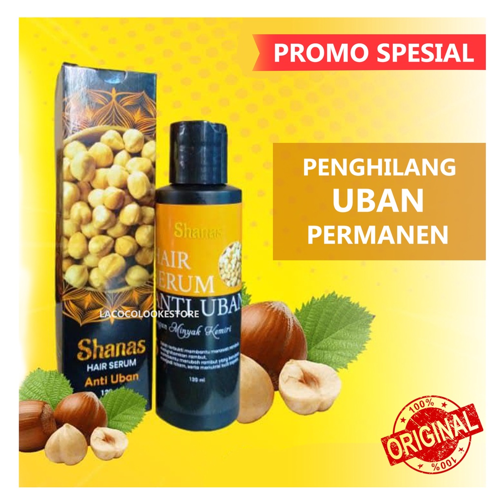 PENGHILANG UBAN PERMANEN - SHAMPO UBAN PERMANEN - SHANAS HAIR SERUM ANTI UBAN