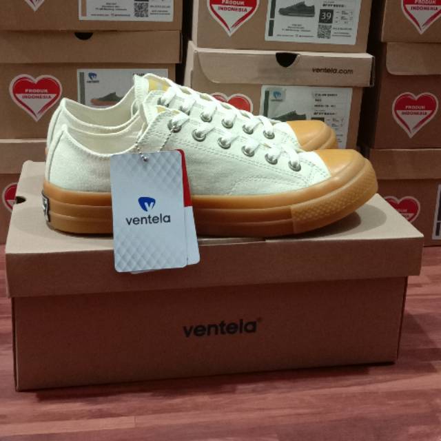 Ventela 70's low white gum
