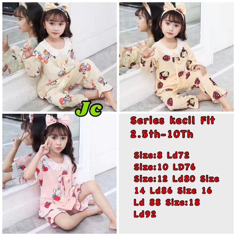 JC- Stelan Piyama Anak IMPORT / Piyama Anak Anak / Kids SleepWear / Piyama Anak Import